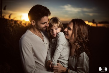 La familia de Aura, sesión de embarazo