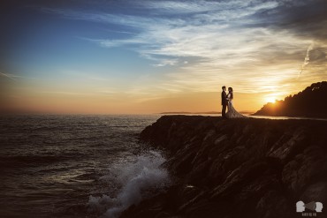 Postboda Mar + Gerard en Roc de Sant Gaietà